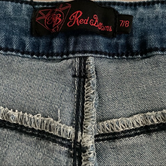 Red Bottoms Ripped Jeans - Picture 8 of 9